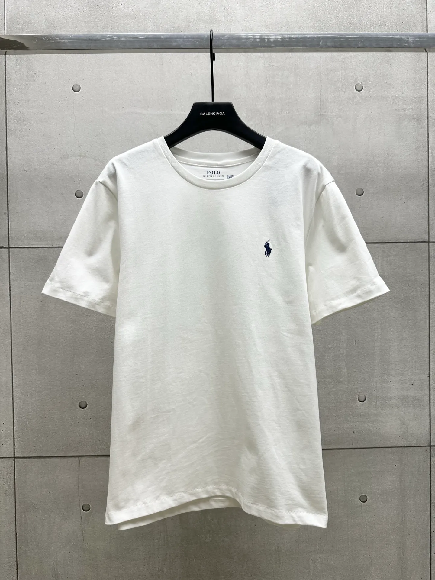 P130 #012 Ralph lauren series uses 260G high-definition fabrics, Behringer 1000-needle embroidery restores ZP, complete three-label accessories, color: white, black, size: S M L XL